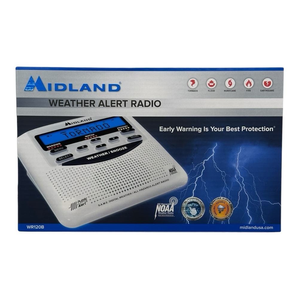 Midland WR120B NOAA Weather Alert Radio